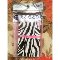 ราคา (ส่งฟรี)(ของแท้) Kose Cosmenience กระดาษซับมัน selecty safari แถบชมพู 150แผ่น (68576126)