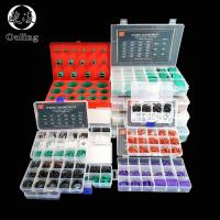 ราคา O Rings Rubber Silicone O Ring Seal NBR VMQ FKM Sealing O-rings Nitrile Washer Rubber oring set Assortment Kit Set Box R (28513618664)