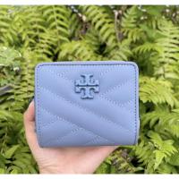 ราคา New Tory Burch Kira Chevron Matte Bi-Fold Mini Wallet (9487466102)