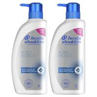 ราคา Head & Shoulder Shampoo Anti Dandruff Active Protect 370ml. เฮด แอนด์ โชว์เดอร์ แชมพูขจัดรังแค(2ขวด) (24484568880)