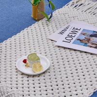 ราคา แผ่นรองจาน ข้ามพรมแดนผ้าทอเชือกฝ้ายหนาที่เรียบง่าย แผ่นรองจาน ฉนวนกันความร้อนที่ทําด้วยมือ LF (48701447029)