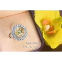 ราคา แหวนกังหันแชกงหมิวประดับเพชร CZ แท้ กังหันนำโชค (2715926453)