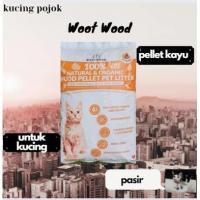 ราคา Woot Wood ไม้สนธรรมชาติ 1กก. 1กก. ทรายแมวเม็ดไม้สน (27665175296)