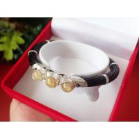 ราคา กำไลหางช้างหุ้มเงินแท้ แก้วไหมทอง (19219628593)