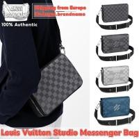 ราคา Shopee ถูกที่สุดถุงของแท้Louis Vuitton Studio Messenger Bag กระเป๋าสะพายข้างผู้ชาย (24291664014)