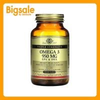 ราคา พร้อมส่ง Solgar, Omega-3, EPA & DHA, Triple Strength, 950 mg (41250469073)
