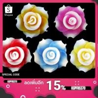 ราคา เทียนดอกไม้​เทียน​หอม​ 7 ซ.ม ดอกกุหลาบ​10ดอก (6846531972)