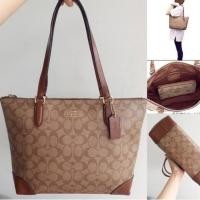ราคา Coach tote ใหม่มือ1 แท้100% พร้อมส่ง (1416595978)