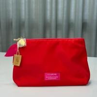 ราคา กระเป๋าผ้า แบบซิป แบรนด์ CLARINS ของแท้ กระเป๋าเครื่องสำอาง (44409015970)