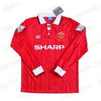 ราคา Manchester United 1992/93 Home vintage jersey เสื้อแมนยูย้อนยุค เสื้อบอลแมนยูย้อนยุคแขนยาว Cantona Sharp (24623209474)