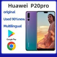 ราคา Original Huawei P20 Pro (6RAM+64/128/256GB) 4000mAh 40.0MP 6.1 นิ้ว NFC Google Store โทรศัพท์มือสอง 90% ใหม่ (51350374527)