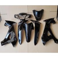 ราคา ครึ่งคันหน้า ชุดสีมอเตอร์ไซค์ เฟรมรถ กาบรถ แฟริ่ง wave125r สีดำ กุญแจนิราภัย เวฟ125r ยกชุด7ชิ้น (21693521326)