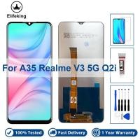 ราคา ทดสอบ 100% สําหรับ OPPO A35 2021 Realme V3 5G Realme Q2i จอแสดงผล LCD Touch Screen Digitizer Assembly เปลี่ยนฟรีซ่อมเครื่องมือ (19587590147)