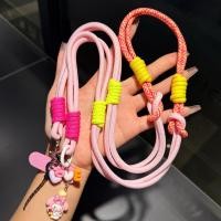 ราคา สายรัดร่มป้องกันการตกแบบนิ่มสายคล้องคอโทรศัพท์สีพาสเทล 2 เส้น มาพร้อมกับเสน่ห์น่ารัก (41663516363)