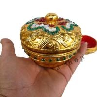 ราคา ตลับไม้ ผอบ หม้อผอบ กล่องไม้ ไม้ลงทอง 4 นิ้ว สีทองเก่าโบราณ ผ้าอบ หม้อผ้าอบ พาน ขันโตก จากบ้านถวาย จังหวัดเชียงใหม่ (5578558885)