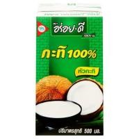 ราคา ✨ขายดี✨ อร่อย-ดี หัวกะทิ 100% 500มล. Aroy-D 100% selectivity 500 ml. (9101218924)