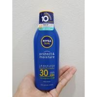 ราคา nivea กันแดด sun protect & moisture body lotion SPF30 นีเวียร์ ซัน โพรเท็คแอนด์มอยส์เจอร์ กันแดด กันน้ำ 200ml (3875596010)