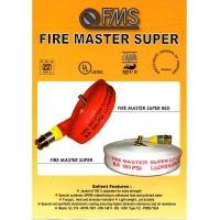 ราคา สายส่งน้ำดับเพลิง สีแดง ชนิดยาง pvc ยี่ห้อ FireMaster Super พร้อมข้อต่อสวมเร็วทองเหลือง มาตรฐาน UL (2535013230)