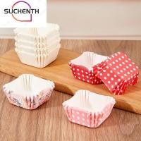 ราคา ซูเชนธ 200ชิ้นตารางคัพเค้กถาด,เครื่องมือขนมอุณหภูมิสูงเค้กกระดาษถ้วย,ทิ้งไม่ติดมัฟฟินแม่พิมพ์อบเค้กสมุทรเตาอบ (49601776810)