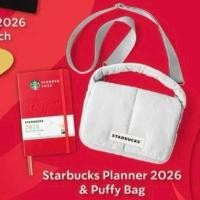 ราคา พร้อมส่ง แท้ Starbuck planner + กระเป๋า สมุดstarbuck (57001728293)