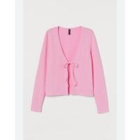ราคา New | H&M เสื้อคลุมแขนยาว สีชมพู Size XS ใหม่ห้อยป้าย (26702947769)