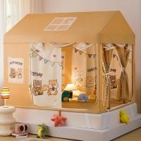 ราคา 5 ฟุต 6 ฟุต คลาส A แม่และทารกเกรดเต็นท์เส้นด้ายเต็มห่อกระเป๋าป้องกันม่านเตียงทึบมุ้งวางบ้านห้องนอนเตียงเด็กเต็นท์ yurt ต (24070636963)