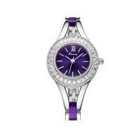 ราคา Kimio นาฬิกาข้อมือผู้หญิง สีม่วง/เงิน สาย Alloy รุ่น KW6025 (3915103550)