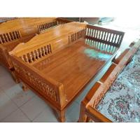ราคา แหย่งไม้สักทองโซฟาไม้สัก80x200ซม. (21791100877)