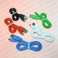 ราคา สายเคเบิลข้อมูล Micro USB สีแบน USB ชาร์จเร็ว 2.4A ชาร์จ 1M (29887925665)