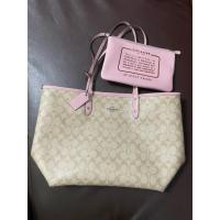 ราคา [พร้อมส่ง] COACH มือสองแท้ F36658 REVERSIBLE CITY TOTE IN SIGNATURE CANVAS WITH POUCH (27259095086)