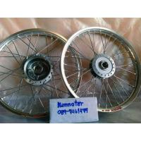 ราคา ชุดล้อบันไซสีเงินพร้อมดุมรุ่นเวฟ110i/110iLED/วาฬตัวเก่าหน้ากว้าง 1.4 ขอบ17 (40365733713)