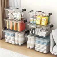 ราคา กล่องเก็บของ กล่องพลาสติกโปร่งใส กล่องพลาสติก มีฝาปิด แบบอเนกประสงค์ กล่อกเก็บของเล่น กันฝุ่น กันน้ำ แข็งและ (43472547160)