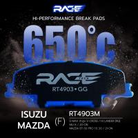 ราคา ผ้าเบรคหน้า RACETECH ISUZU D-MAX V-CROSS Hi Laner (RG) - MU-X 20-ON / MAZDA BT50 PRO 1.9 3.0 - 21-ON - RT4903M - DB2533 (42600406025)