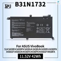 ราคา B31N1732เปลี่ยนแบตเตอรี่สำหรับ ASUS VivoBook S14 S430FA S430FN S430UA K430FA X430FN X430UF X430UN X430FA (25739772338)