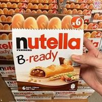 ราคา HOT Nutella B-ready นูเทลล่า ขนาด 6 ชิ้น เวเฟอร์อบกรอบสอดไส้นูเทลล่า (16192242674)