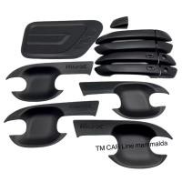 ราคา MU-X 2021-2025 เบ้ากันรอย ครอบมือจับ ครอบฝาถังน้ำมัน MUX สีดำ mu x (25296029106)