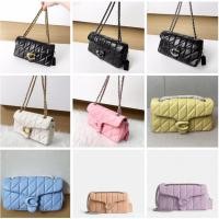 ราคา CP150 CP147 Quilting Tabby 26cm กระเป๋าสะพายโซ่กระเป๋าสะพายข้าง (48301023751)