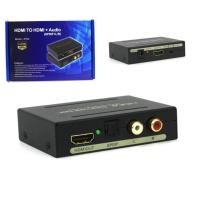 ราคา ตัวแปลงแยกเสียงและภาพ hdmi to hdmi +Audio & Optical SPDIF + RCA L/R 1080P 5.1CH Audio Extractor Converter AY60 (17123520104)