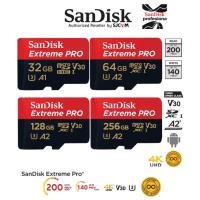 ราคา SanDisk Extreme Pro Micro SD Card 5K SDXC 16GB 32GB 64GB 128GB 256GB 512GB 1TB 200/90MB/s (SDSQXCD) เมมโมรี่ Gopro Drone (40873698211)