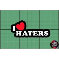 ราคา สติ๊กเกอร์ - สติ๊กเกอร์พิมพ์ I Love Haters (27668567624)