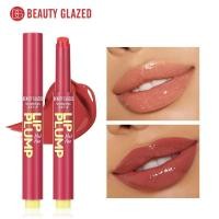 ราคา Beauty GLAZED Lip Plump Moisturizing ลิปสติกติดทนนานน้ําหนักเบา Non-Sticky เม็ดสีสูงเงา Juicy Lip Care ของขวัญ (26272856618)