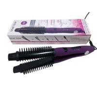 ราคา ที่ม้วนผม แปรงม้วนผมไฟฟ้า แกนม้วนผมวอลลุม หนีบตรง ลอน ไดร์ผม Multi-Hair Styler 4in1 (สีม่วง) (5663291405)
