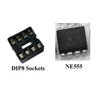 ราคา ชิปตั้งเวลาความแม่นยําสูง 10 ชิ้น NE555 NE555P IC + ซ็อกเก็ต DIP 8 ขา 10 ชิ้น ใหม่ (41626567529)