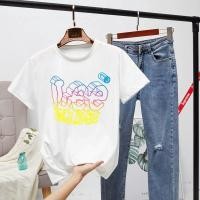 ราคา LEE2019 ผู้หญิงแฟชั่นใหม่เสื้อยืดแขนสั้นผู้หญิงเกาหลีเสื้อผ้า (5915738885)