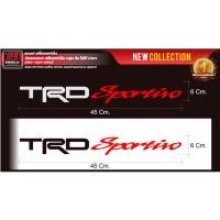 ราคา สติ๊กเกอร์ข้างประตู Toyota TRD Sportivo งานตัดสะท้อนแสง (16458515062)