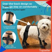 ราคา ท็อปส์ซู* ปรับขนาดรองเท้าสัตว์เลี้ยงรองเท้าสัตว์เลี้ยงที่มีเทปยึดกันลื่นกันน้ําสุนัขรองเท้าสําหรับฤดูหนาวหิมะฝนเดินป่าปรับเลกกิ้งสําหรับอุ้งเท้าป้องกันอา (49400645026)