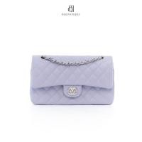 ราคา [ของแท้] CHANEL CLASSIC 10" PURPLE CAVIAR SHW มีใบรับประกัน ตรวจสอบได้ทุกใบ ✅ (53500291791)