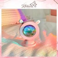 ราคา แสงพระอาทิตย์ตก แสงพระอาทิตย์ตกหูกระต่ายสีชมพู น่ารัก กะทัดรัด (25029639918)