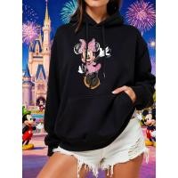 ราคา เสื้อกันหนาวมีฮู้ด มินเนี่ยนสีชมพูกับลายจุด สำหรับวันสบาย ๆ พร้อมกระเป๋าจิงโจ้ (48300938538)