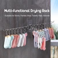 ราคา ใช่ 21 คลิปถุงเท้าสแตนเลสซักรีดราวตากผ้าที่แขวนสําหรับแขวนถุงเท้า, ยกทรง, ผ้าอ้อมผ้า, ผ้าขนหนู, ชุดชั้นใน (27941746542)